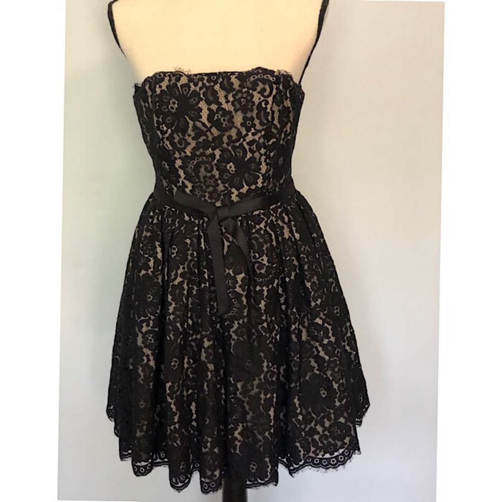 Robert Rodriguez | Strapless Dress | Sz 4 | Black